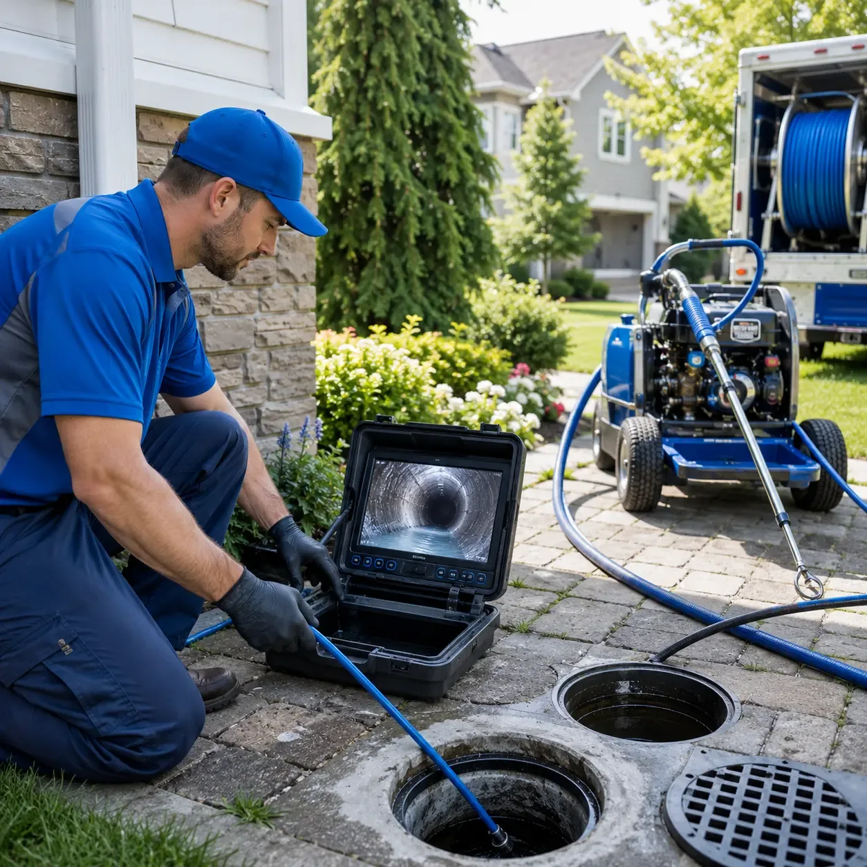 Outdoor drain cleaning professionals serving Torrance, PA
